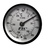 0&deg; to 500&deg;F and -20&deg; to 250&deg;C Surface Thermometer 313DS 