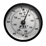 50&deg; to 750&deg;F and 10&deg; to 400&deg;C Surface Thermometer 314DS 