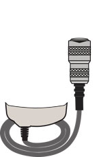 PosiTector 6000 PRBFHXS Probe illustration