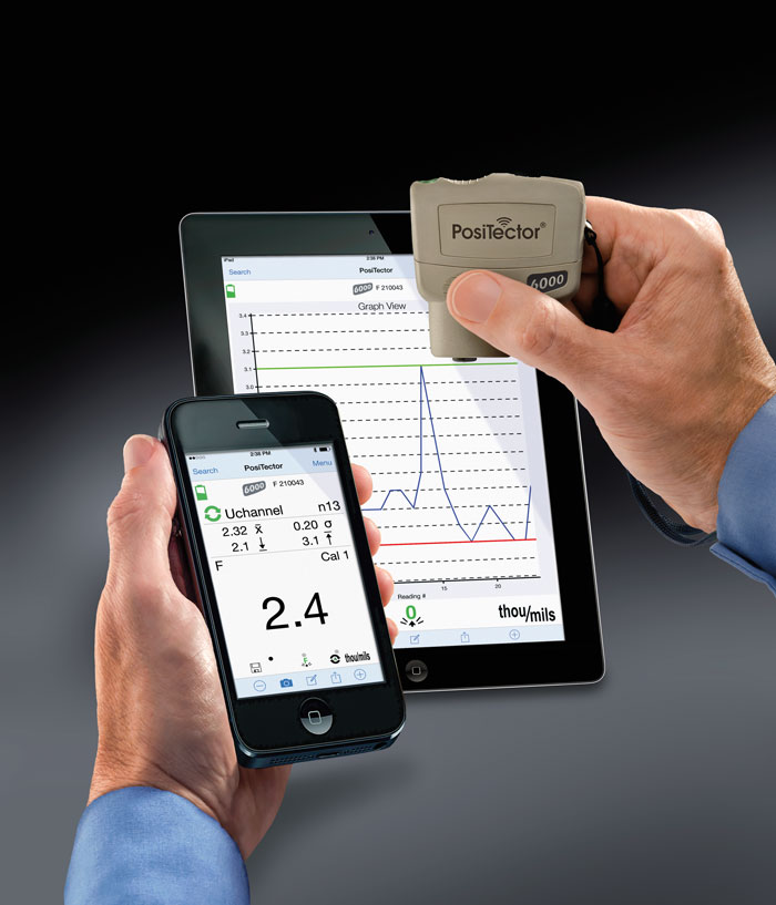 PosiTector SmartLink integrates with your smart devices