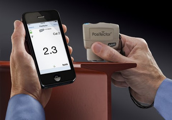 PosiTector SmartLink and free mobile app turns your cell phone or tablet into a virtual PosiTector gage. Take full advantage of the simplicity and utility of your smart device including touch screen, keyboard, microphone, camera, email, WiFi, Bluetooth, cellular, dictation tools, and more.