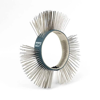 The MBX® Stainless Blue Fine 11 mm belt is designed for precise and delicate surface preparation on aluminum and other sensitive materials. This fine-grade belt effectively removes light coatings, oxidation, and surface contaminants without damaging the substrate. Its 11 mm width makes it ideal for detailed work and hard-to-reach areas. Perfect for industrial, automotive, and maintenance applications, the MBX® Stainless Blue Fine belt is built with high-quality materials to deliver reliable and consistent results for aluminum surface treatments.