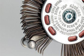 The Bristle Blaster® is a specially designed rotary bristle tool that both removes corrosion and generates an anchor profile.

Bristle Blaster® Pneumatic is ATEX-approved