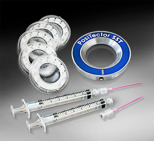 For measuring salt contamination in accordance with ISO 8502-6,9, magnetic ring attaches to steel with no residue to clean , standard magnetic ring for flat surfaces and diameters > 1 m (40 in.), Flexible magnetic ring for ID/OD diameters > 10 cm (4 in.)†