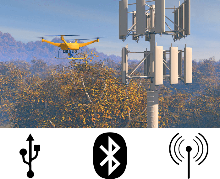 photo of surface being blasted