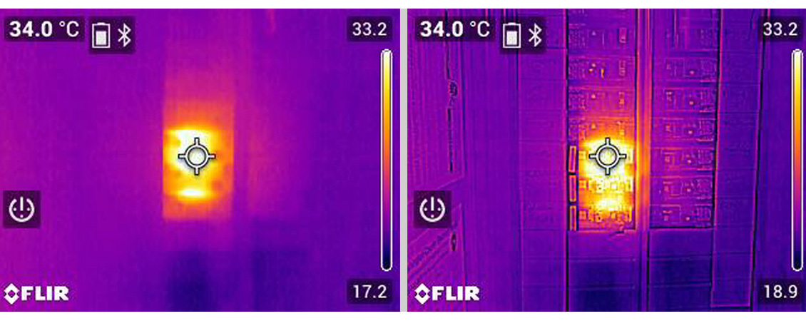 FLIR DM286 multimeter with MSX® image enhancement technology, delivering unrivaled thermal image quality for faster, more accurate inspections.