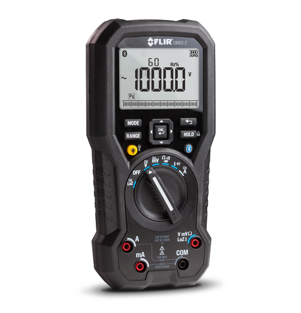 Industrial Digital Multimeter with METERLiNK® | FLIR DM93-2