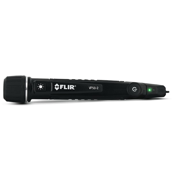 Triple Alarm CAT IV Non-Contact Voltage Detector with Flashlight | FLIR VP50-2
