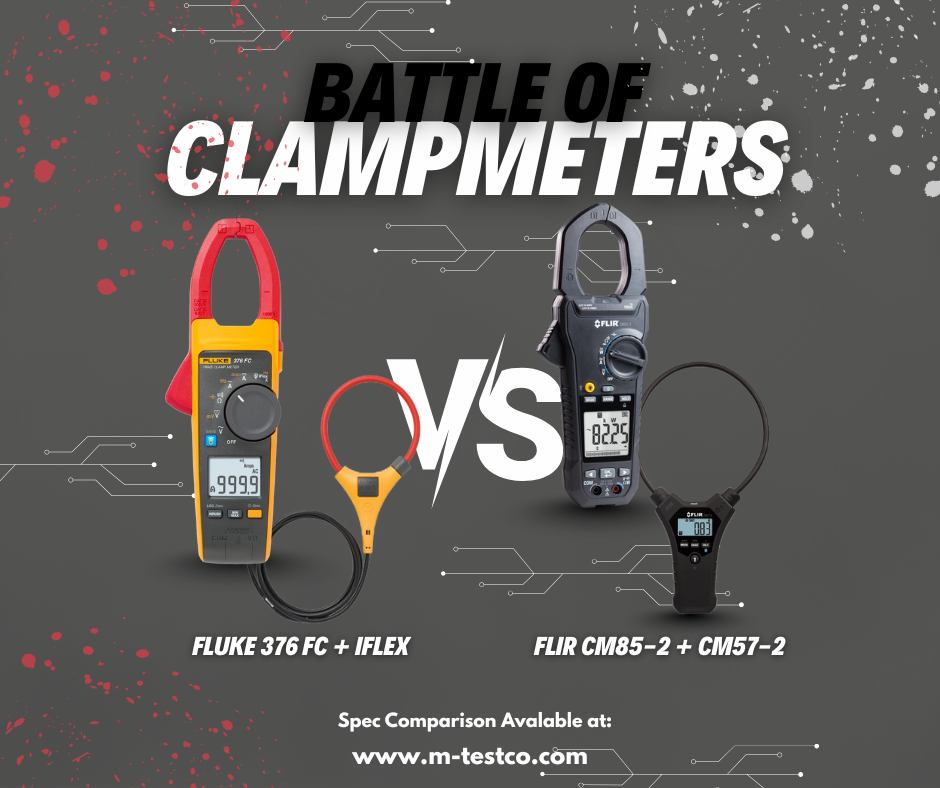 FLIR CM85-2 + CM57-2 vs Fluke 376 FC + iFlex